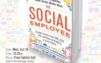 Join @ckburgess and @mnburgess for a @SocialEmployee book signing at #PivotCon Sponsored by @Dynamic_Signal Oct 15-16 in NYC
