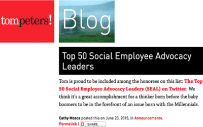 @Tom_Peters leading the 21st century employee and organization through EXCELLENCE