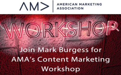Join @MNBurgess for AMA’s Content Marketing Workshop – Blueprint for success