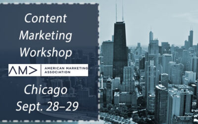 Coming to Chicago AMA #ContentMarketing Workshop #Content